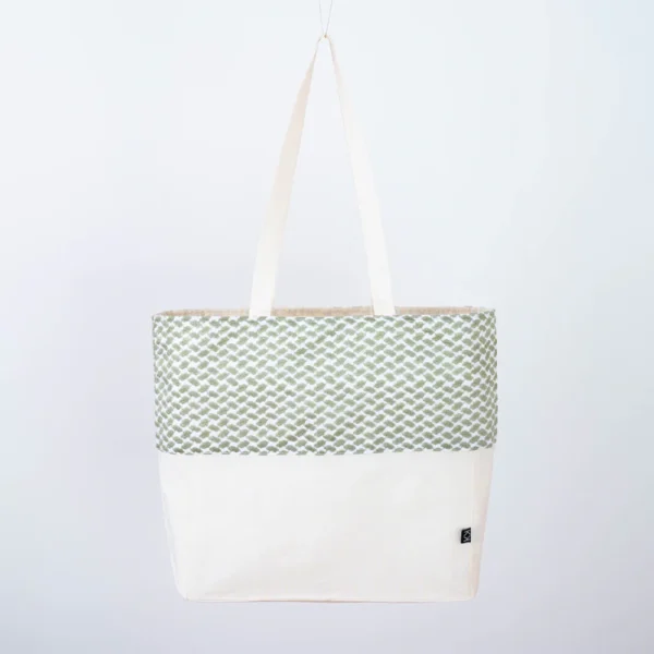 Zaytoun Olive Keffiyeh Tote Bag - Image 4