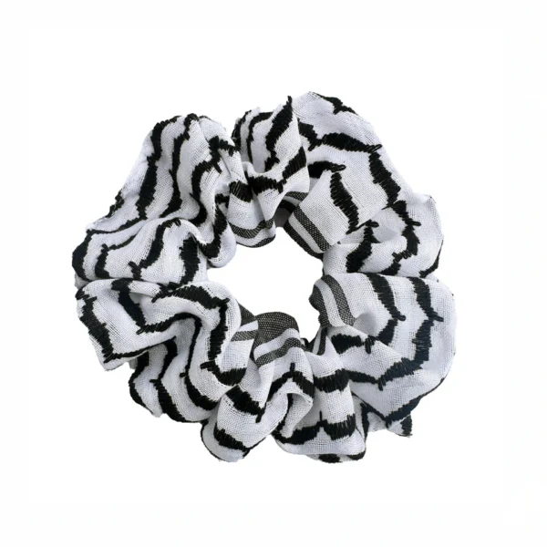 Oversized Keffiyeh Scrunchie - Image 4