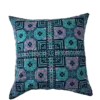 Blue Embroidered Throw Pillow Covers - Image 3
