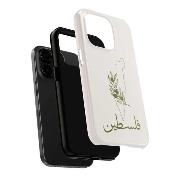 Tough Phone Case - Palestine with Olive Branch Design - Image 5