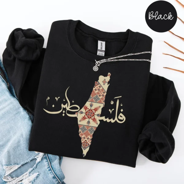 Palestine Traditional Sweatshirt - Image 2