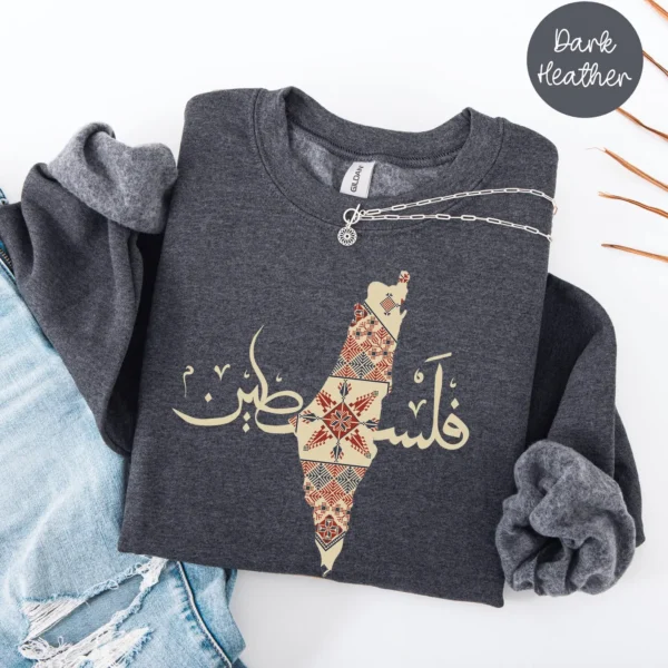 Palestine Traditional Sweatshirt - Image 3