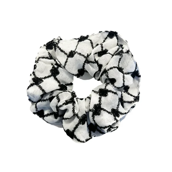 Oversized Keffiyeh Scrunchie