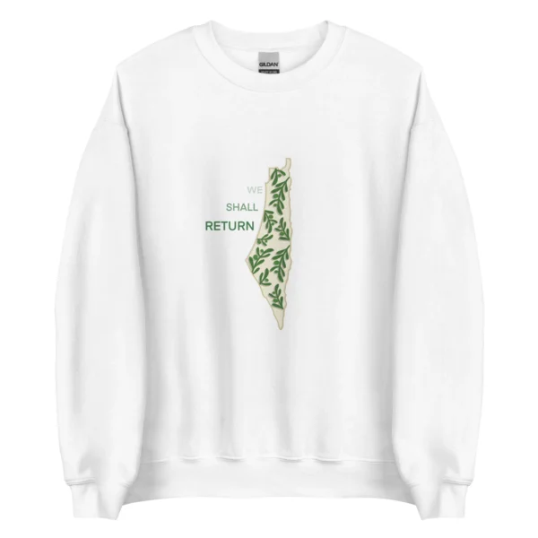 Unisex Sweatshirt-Palestine Map